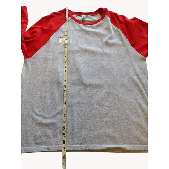 Gildan T Shirt Womens XL Baseball Style Santa Dental Group - Picture 5 of 12